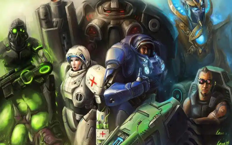 《星际争霸》人族壁纸