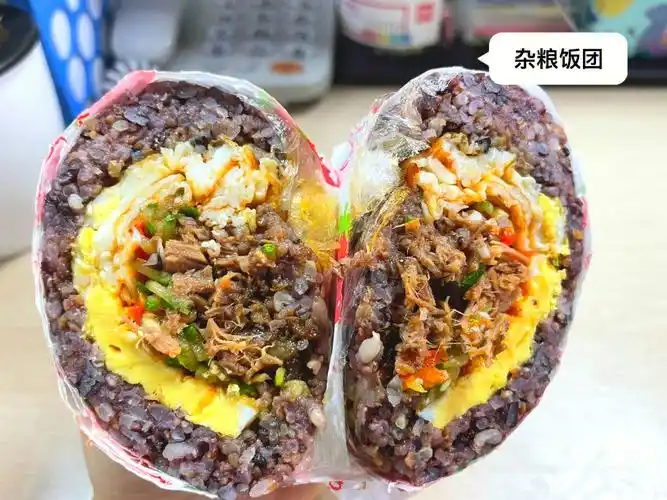 好吃的杂粮饭团