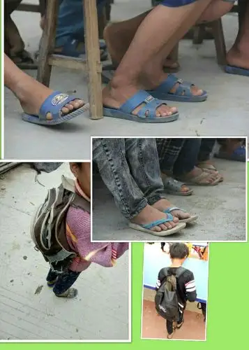 今天孩子们梦寐已求的"鞋梦"终于成真了.