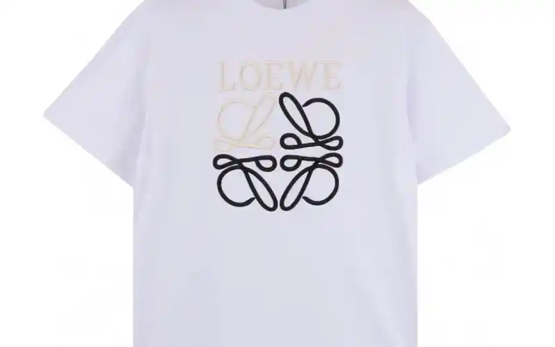 说一下loewe罗意威刺绣logo情侣款短袖t恤