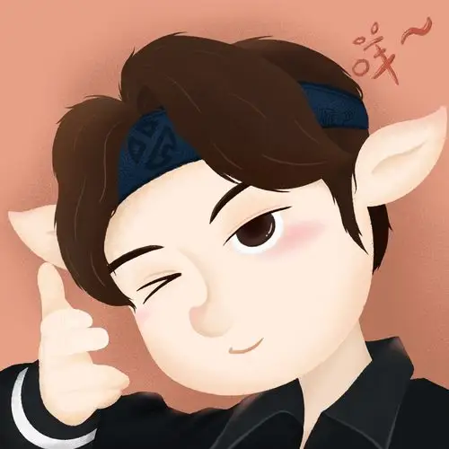 张艺兴的手绘小头像|动漫|肖像漫画|长空雁叫霜晨月 - 原创作品