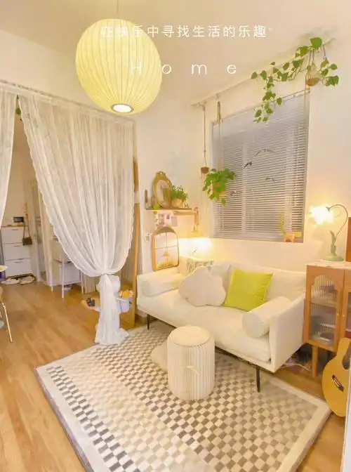 38平单身公寓是谁说小户型不配拥有餐边柜