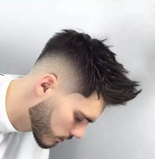 男士渐变发型帅就一个字我只说一次