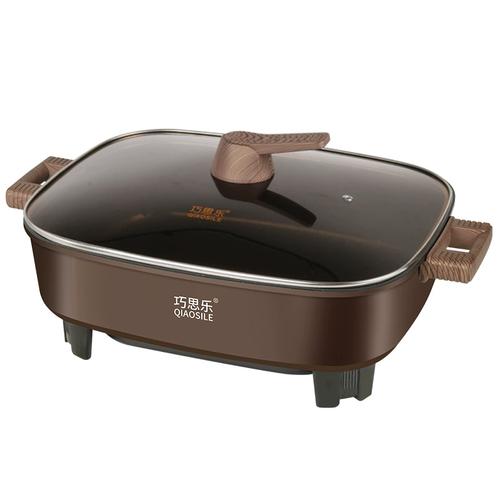 巧思乐9l电火锅大容量家用煎锅炒菜电煮锅电炒锅多功能电热烤鱼锅