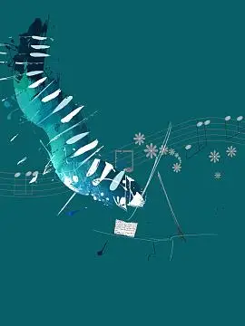 电子音符背景素材_电子音符背景图片下载_觅元素