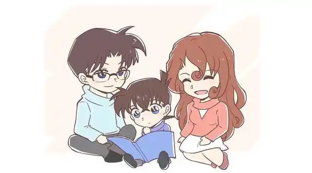 名侦探柯南:工藤一家的日常,温馨亲密,让人羡慕