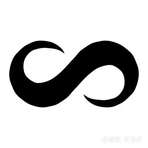 无限循环符号矢量图标