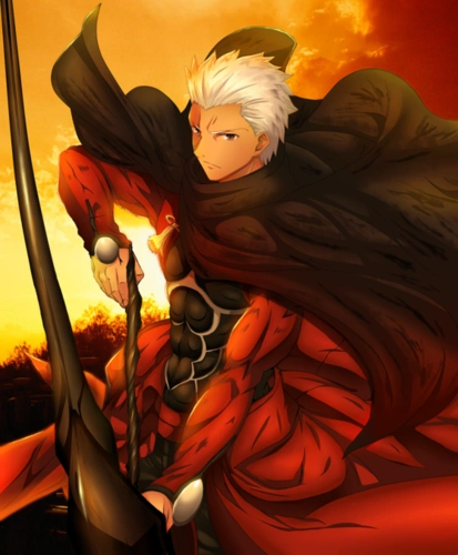 fate/stay night acher. 红a 动漫 人物 红色 二次元 ubw. 英灵卫宫