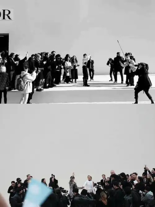 刘雨昕巴黎时装周看秀##刘雨昕dior迪奥巴黎时装周