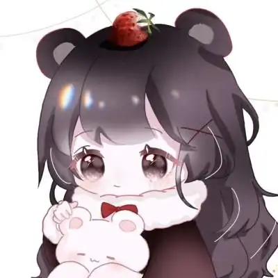 可爱卡通头像女生呆萌q版简单