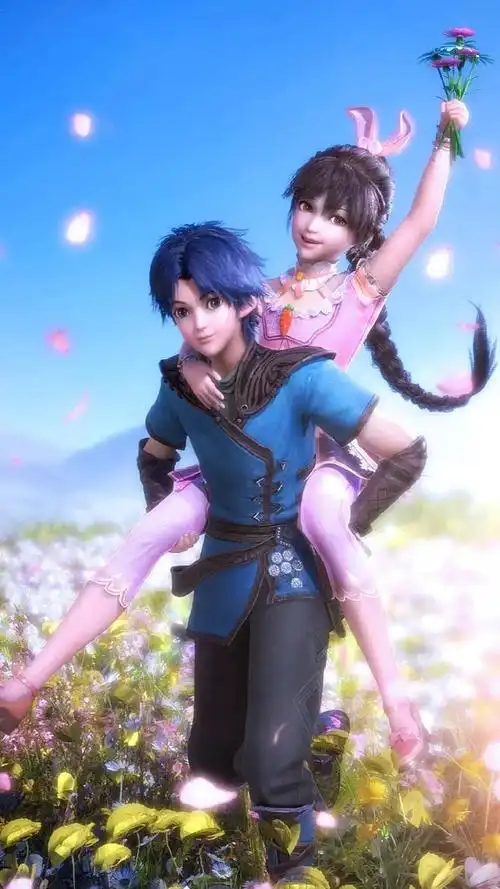 斗罗大陆唐三小舞壁纸手机专用无水印