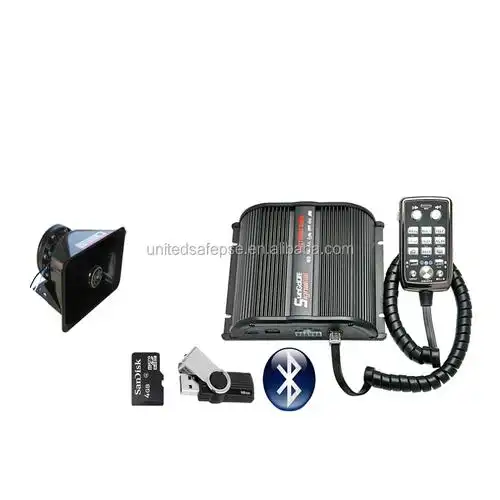 200w警笛警车警报器sirena ambulancia紧急车辆电子救护车消防员警报