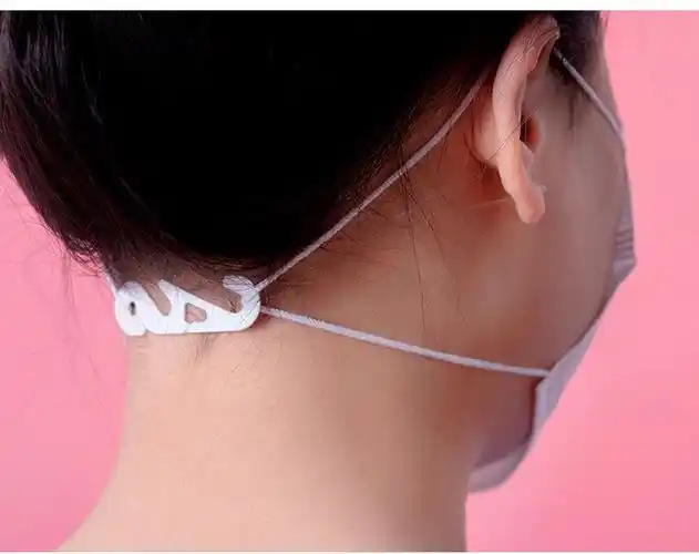 zgmr口罩挂钩不勒耳朵口罩挂钩耳绳调节扣防滑不勒耳朵神器耳挂式绳延