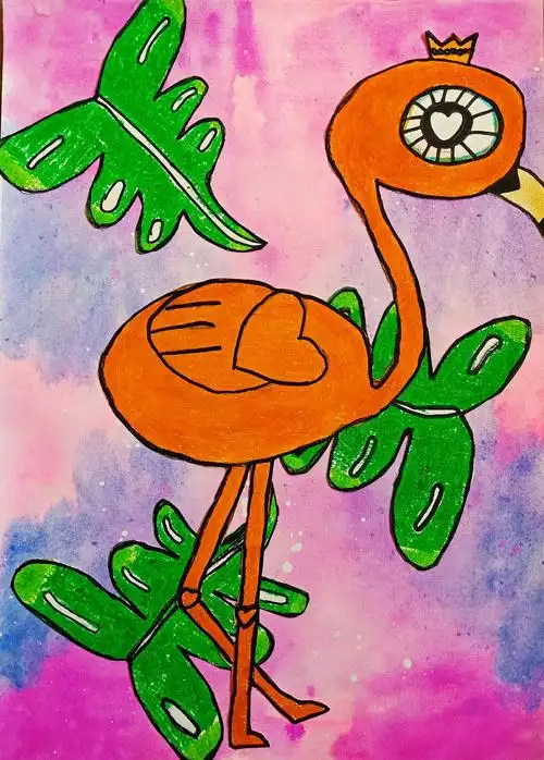 木林艺术教育美术学员侯钰川(7岁)优秀作品集