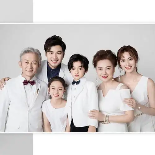 全家福摄影服装主题一家六口家庭装拍照合影w9050236001