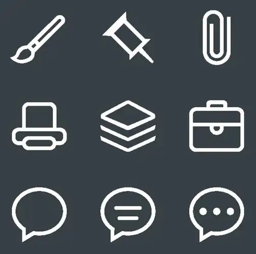 公文包白色常用小图标设计元素素材免费下载(图片编号:8795086)-六