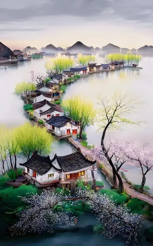 江南水乡,美如画