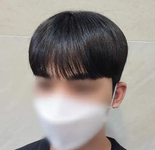 男生齐刘海发型,至少年轻五岁!