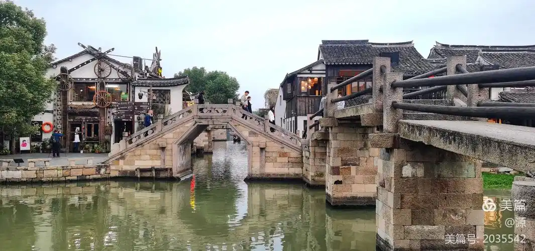 浙江嘉兴西塘古镇. 2020年11月19日