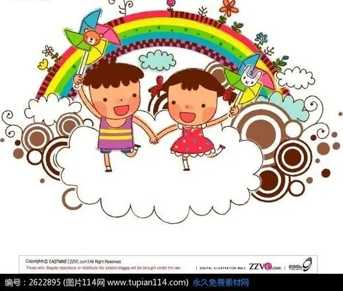 两个好姐妹手牵手的漫画怎么画