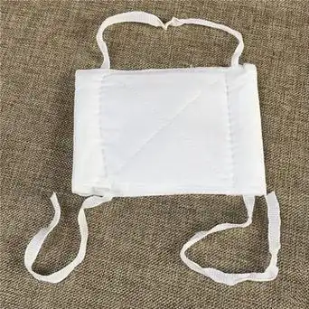 天虹18层纯棉纱布口罩一次性口罩防尘防工业粉尘白色劳保防北红之