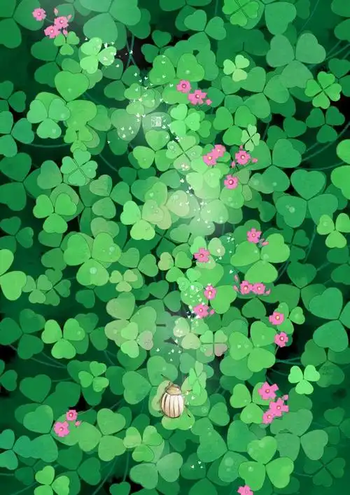 昆虫有害系列-乐兮_壁纸,插画,清新,绿色,cg,手绘_涂鸦王国插画