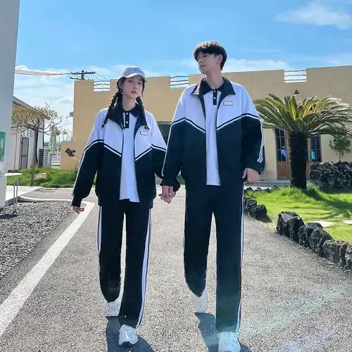 运动会班服秋季套装高中生学院风卫衣初中学生中国学生校服