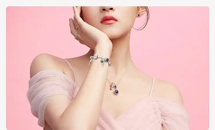 pandora潘多拉漫步云端zt0393手链套装关晓彤同款16cm