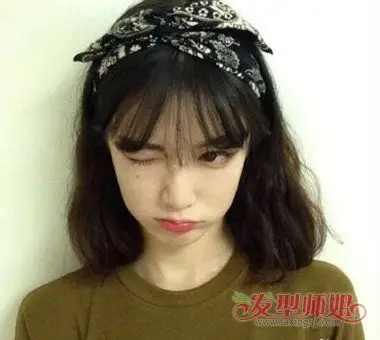 女生倒三角刘海发型女生刘海发型改什么发型好3