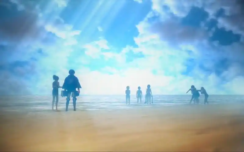 看海!城墙的彼端!【ps4】进击的巨人2fb 调查兵团篇 最终话