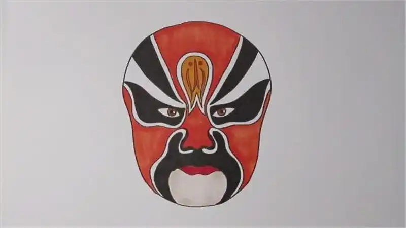 戏曲脸谱简笔画及简介