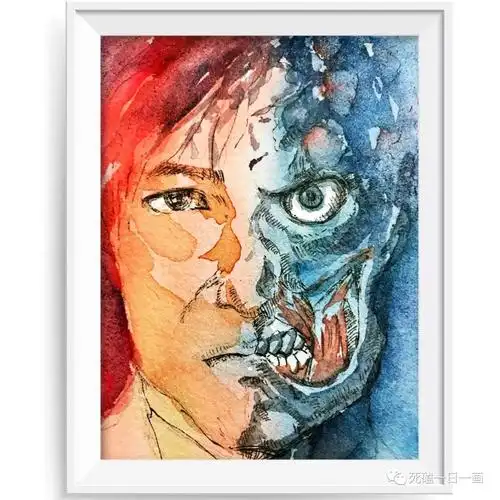 人格分裂的产生,内心邪恶的一面被激发出来,成为双面人(two-face)双面