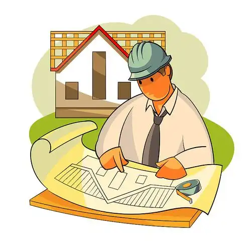 一位建筑工程师正在考虑一个住宅项目.屋面的屋顶图片下载