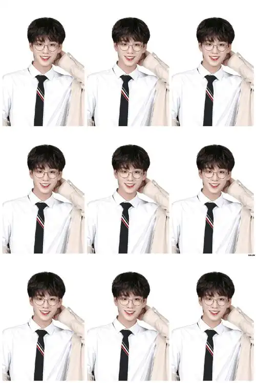 的证件照】入学第一天就赶着来拍证件照的学弟也太可爱啦@余景天-yjt