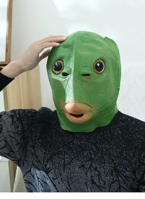 鱼头人头套 墨镜【图片 价格 品牌 报价】-京东