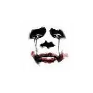 小丑头像半边哭半边笑