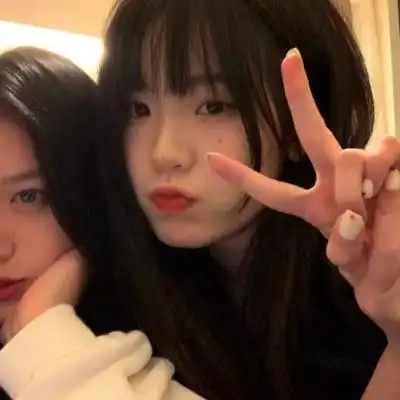 温柔神仙真人闺蜜头像两人超级好看