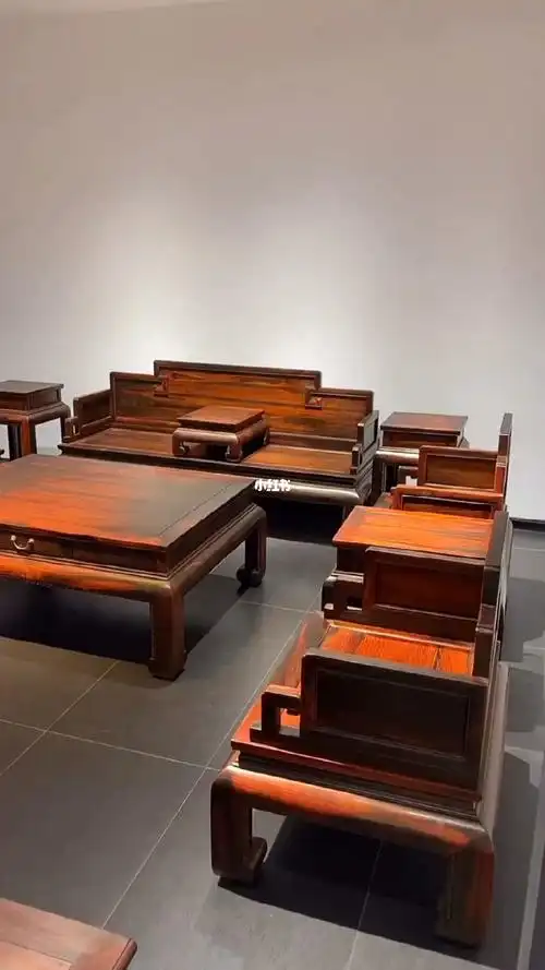 大红酸枝明式沙发