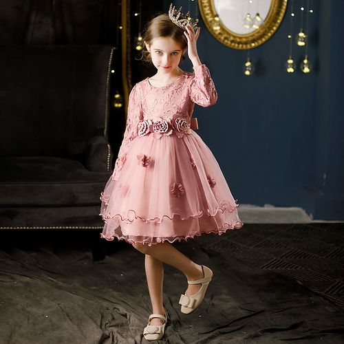 女童公主蓬蓬裙春夏装六一儿童礼服中大连衣裙小女孩连衣裙