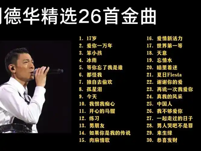 刘德华精选28首金曲