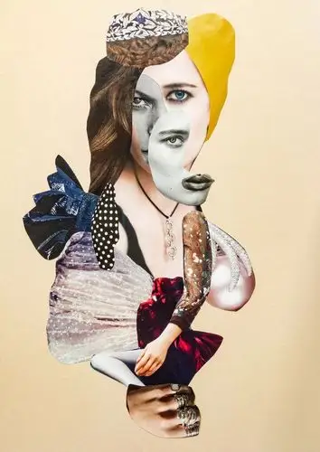 他的拼贴画,堪比时尚杂志