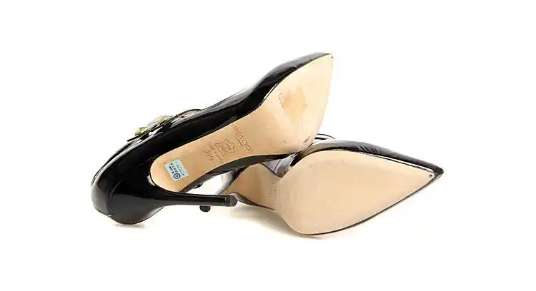 jimmy choo(周仰杰)女士黑色漆皮高跟鞋 39.