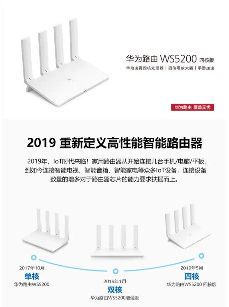 华为路由器ws5200高速上网