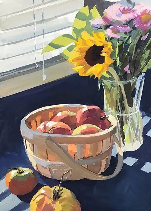 水粉画欣赏 | 优秀水粉画作品欣赏_水粉学堂_零二七艺考