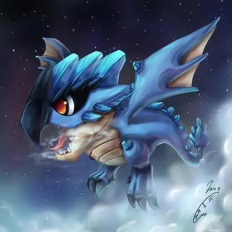 冰火双头龙简笔画(简笔画图片大全) -【爱个性】