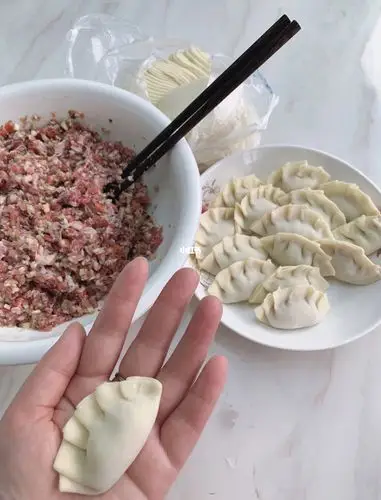 心血来潮在家包饺子就是稍微有点丑