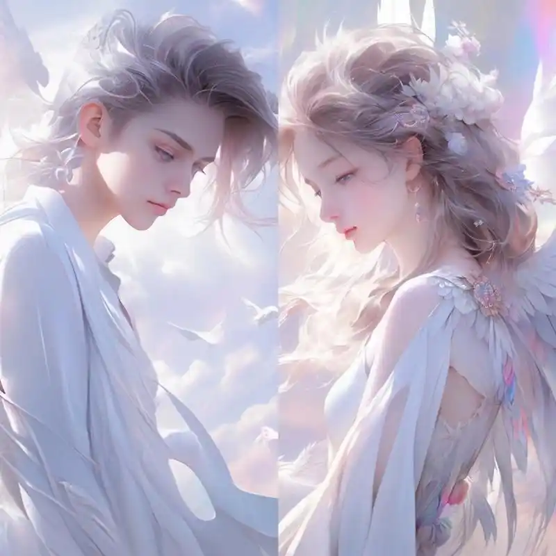 天使情侣头像,喜欢可收藏 天使情侣头像,喜欢可收藏