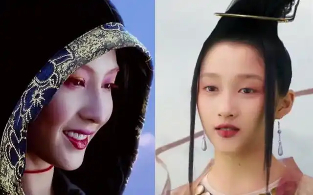 2005年在《无极》中饰演笑倾城,从此关晓彤便小有名气,自此也贴上了