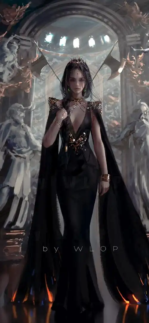 手机壁纸超话#鬼刀#鬼刀系列绝美插画