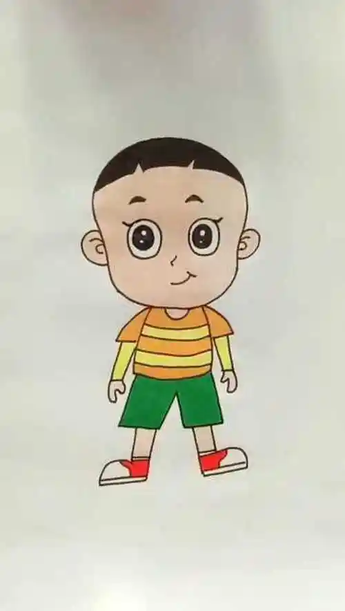 大头儿子简笔画,了解一下